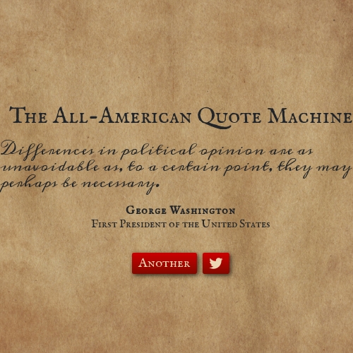 The All-American Quote Machine